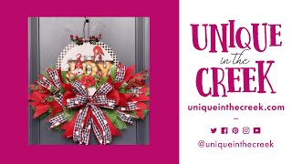 UITC™ How to Make a Rail Wreath | Easy DIY Christmas Wreath | Rail Wreath Board | LIVE Replay