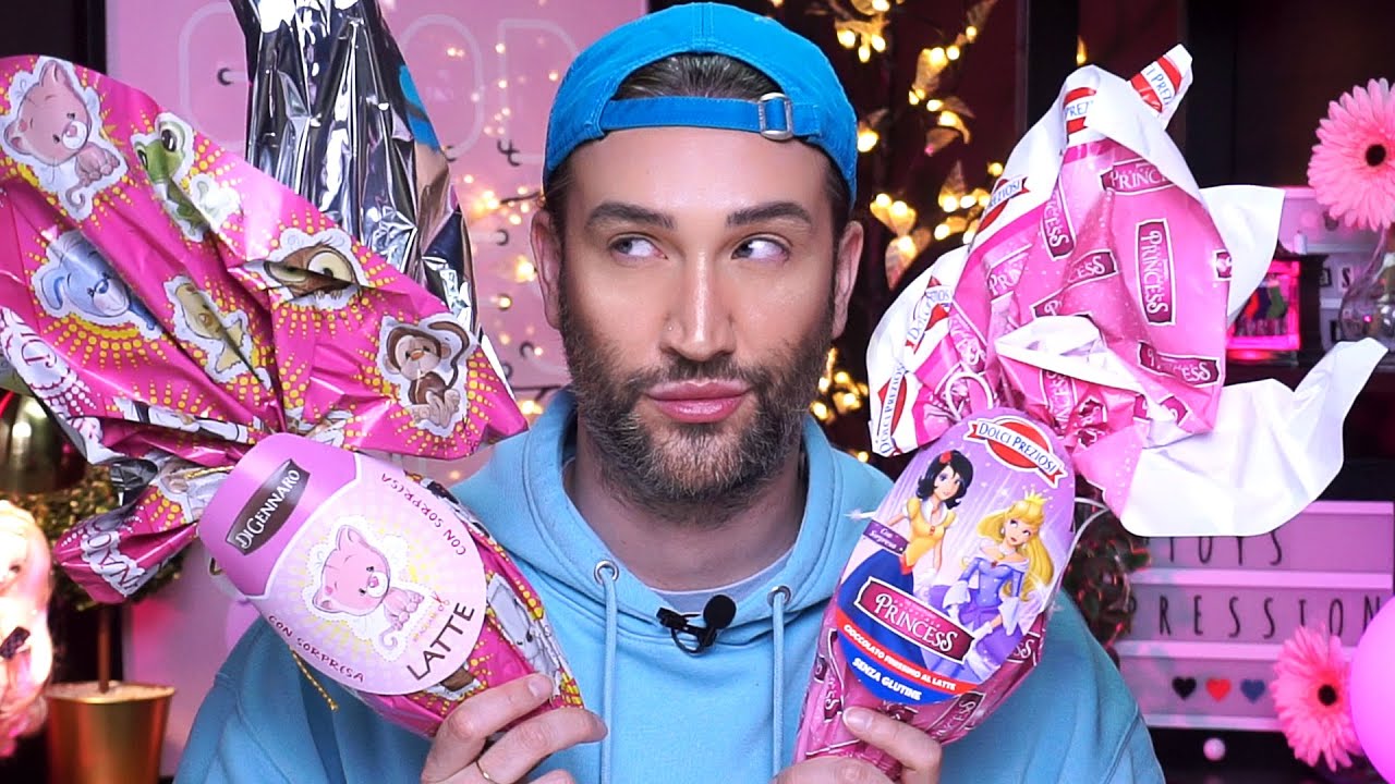 Apriamo le Uova di Pasqua ECONOMICHE! - Fake PRINCESS Dolci Preziosi, ma io volevo le KINDER!!