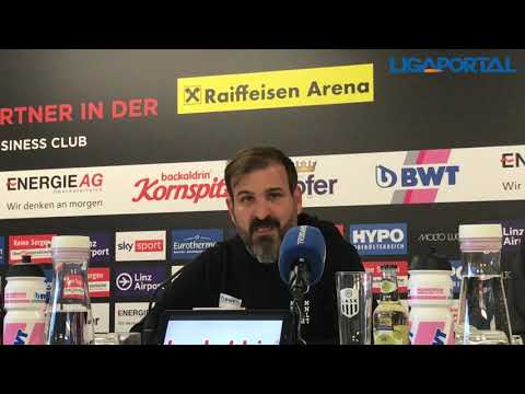 Statements von LASK-Coach Andreas Wieland und Felix Luckeneder nach der 0:1-Niederlage gegen WAC