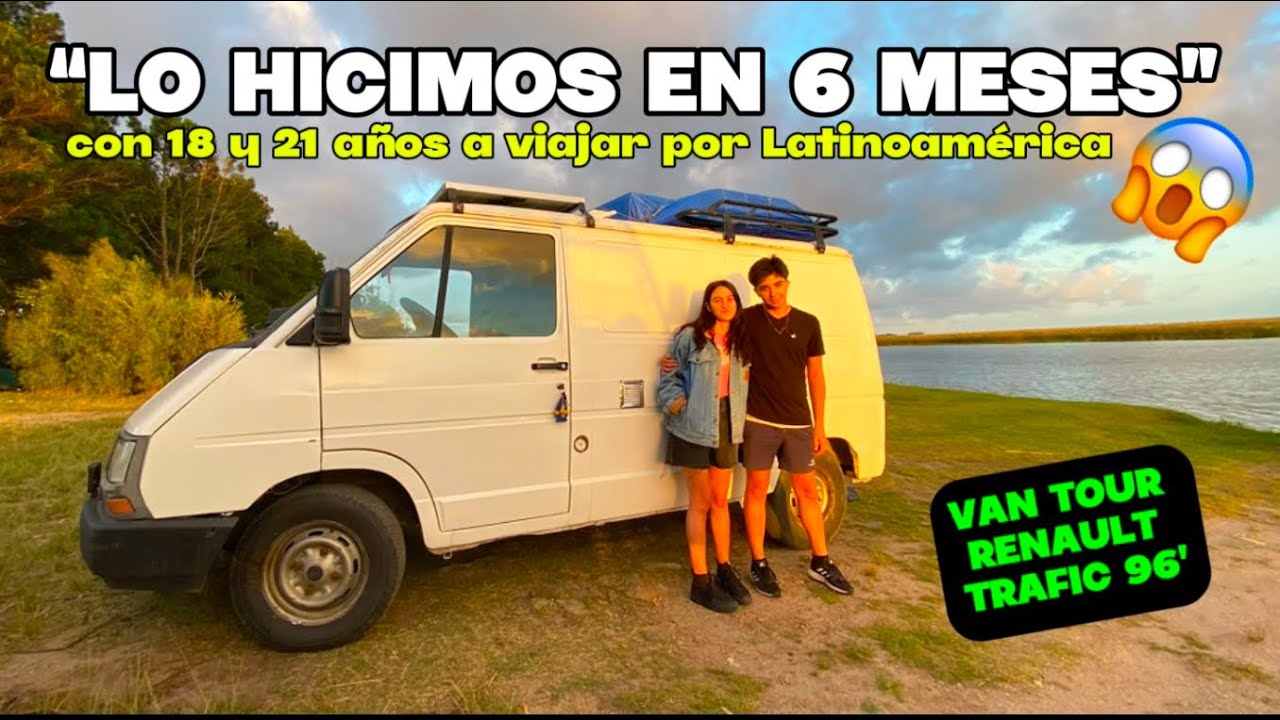 🤯VAN TOUR Renault trafic, con 18 y 21 años se armaron tremendo motorhome ellos mismos, UNOS GENIOS!