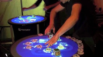 Reactable Live performance by Klangmechanik & Adimatique