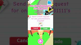 Cryptid Is Too Cute🥹 #adoptme #adoptmetrades