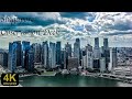 Singapore Marina Bay Sands Skybar Ce la vi, Skypark, Observation Deck, Singapur Walk 4k