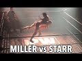 WATCH! Simon Miller vs David Starr In A Proper Wrestling Match!