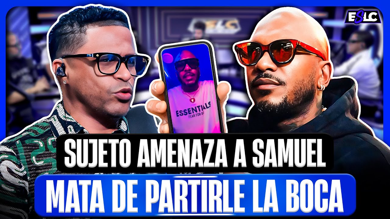 SUJETO ORO A PUNTO DE ROMPERLE LA BOCA A SAMUEL MATA Y SE ENCUENTRAN DE FRENTE