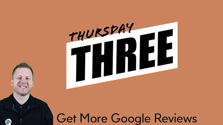 #ThursdayThree - Get More Google Reviews with Jaso...