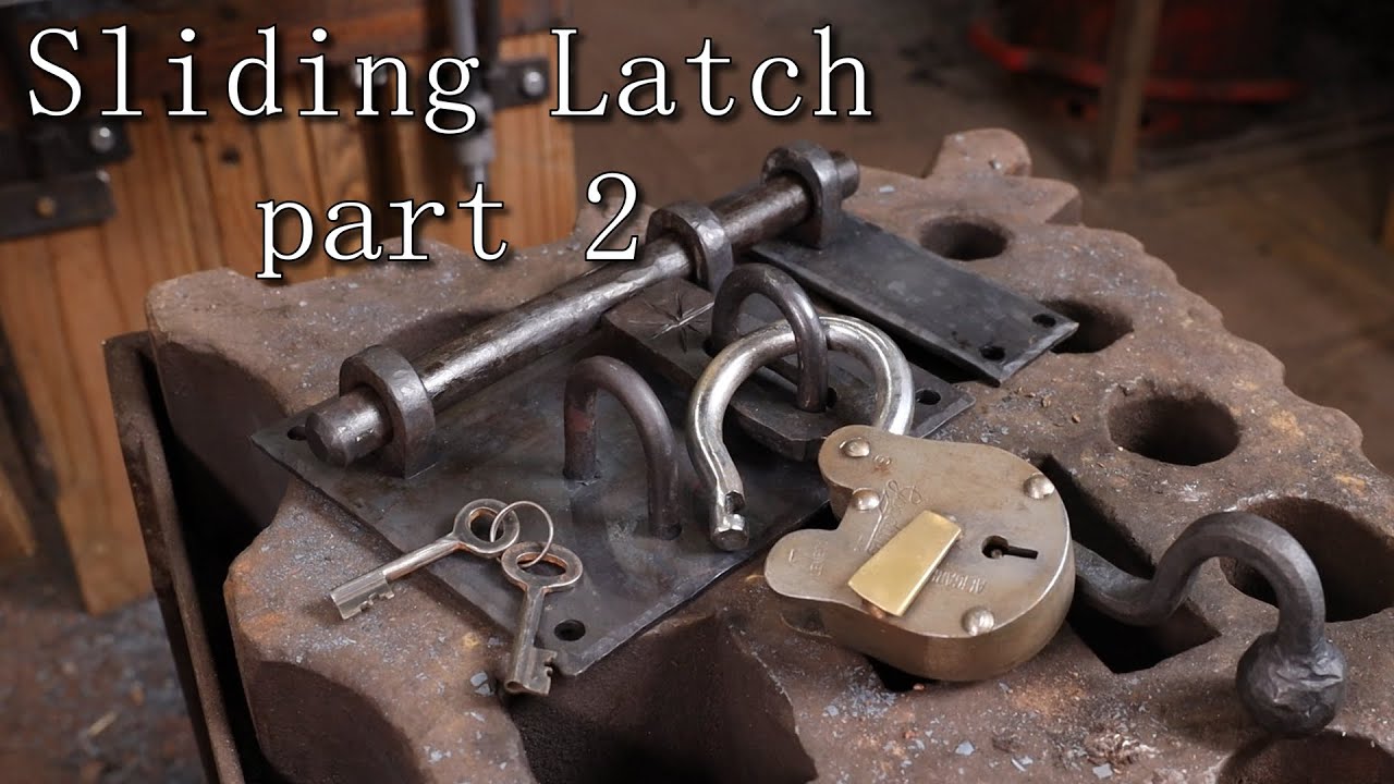 Assembling the Sliding Door Bolt - part 2