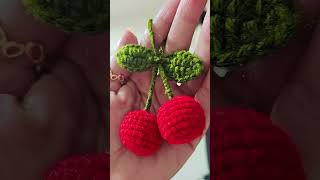 crochet Cherry 🍒 kitchen....#crochet #flowers #viralpost #selfempowerment #workfomhome #india
