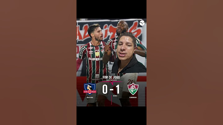 FLUMINENSE VENCE O COLO-COLO NA LIBERTADORES #shortvideo #libertadores #colocolo #fluminense