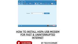 HOW TO INSTALL HSPA USB MODEM FOR FAST & UNINTERRUPTED INTERNET CONNECTION. screenshot 4