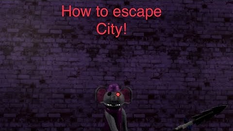 How to escape City in Piggy: Terror Series