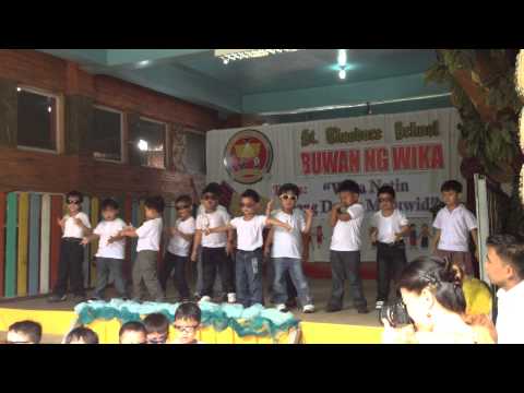 st theodore school.buwan ng wika 2013  kinder sunflower