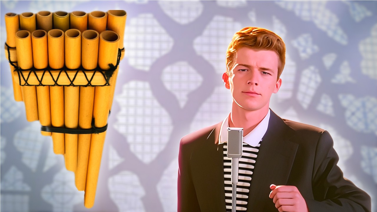 Never Gonna Give You Up en Zampoña | Tutorial fácil 🎵