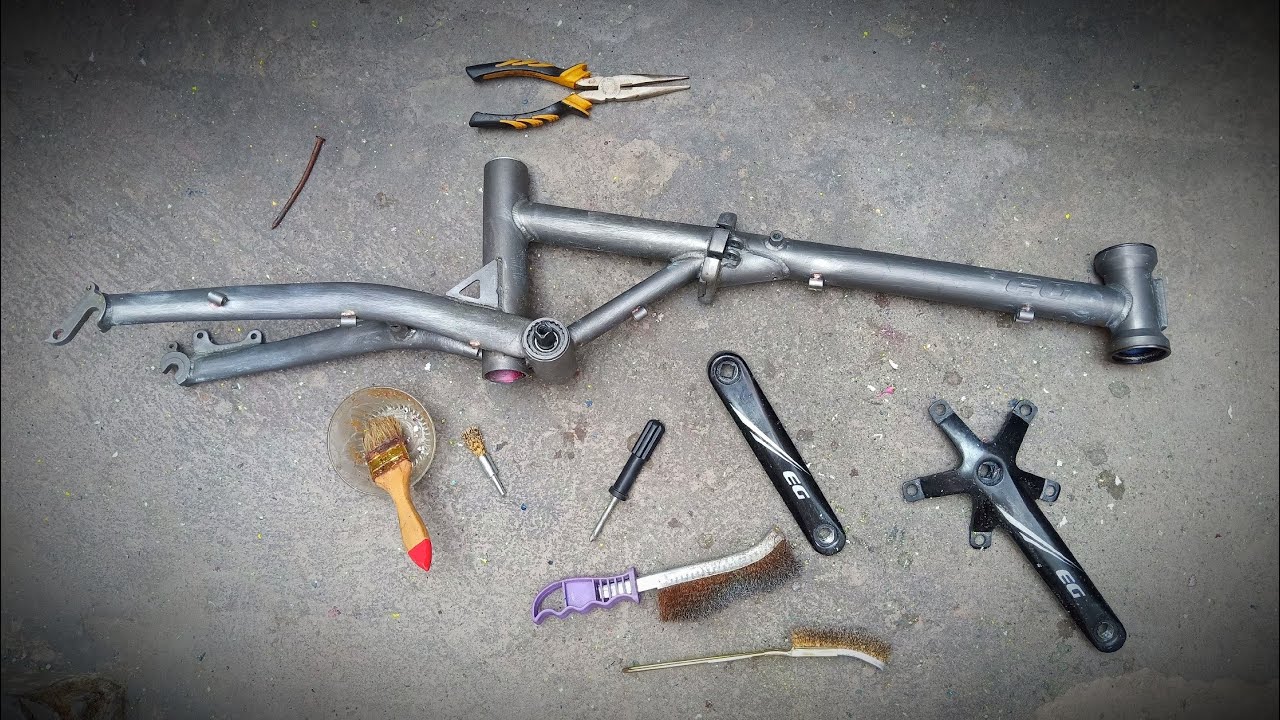 Repaint Sepeda Lipat Maximus Evergreen