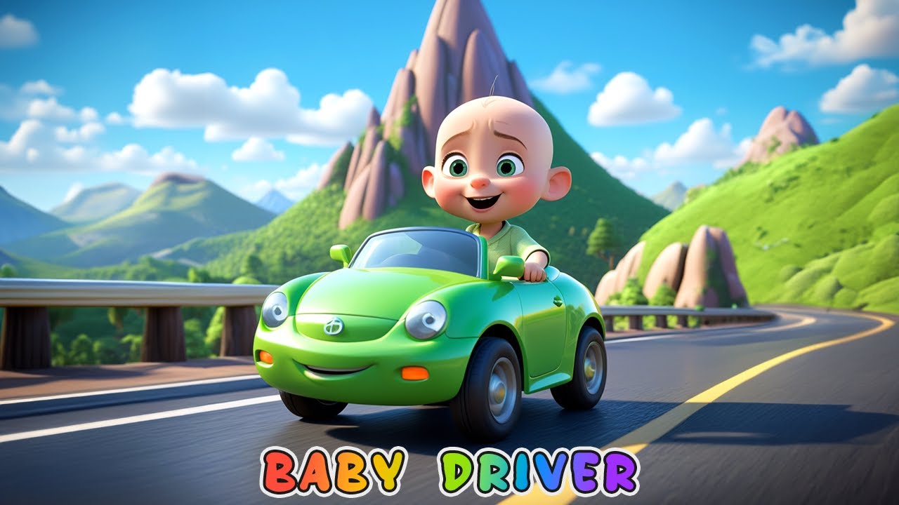 Baby Driver - Nursery Rhyme Animation - Kids song - YouTube
