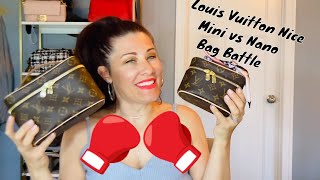 Louis Vuitton Nice Nano Vs Nice Mini  Which Nice is better for you 