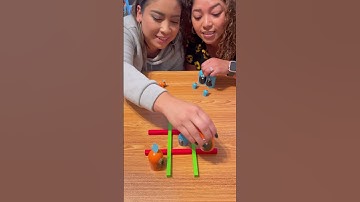 Best 2 out of 3! 🟠💥🔵 #boardgames #gamenight #tabletopgames #tictactoe