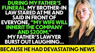 At My Father’s Funeral, My Brother-in-Law Revealed His Greed for the $200M Inheritance