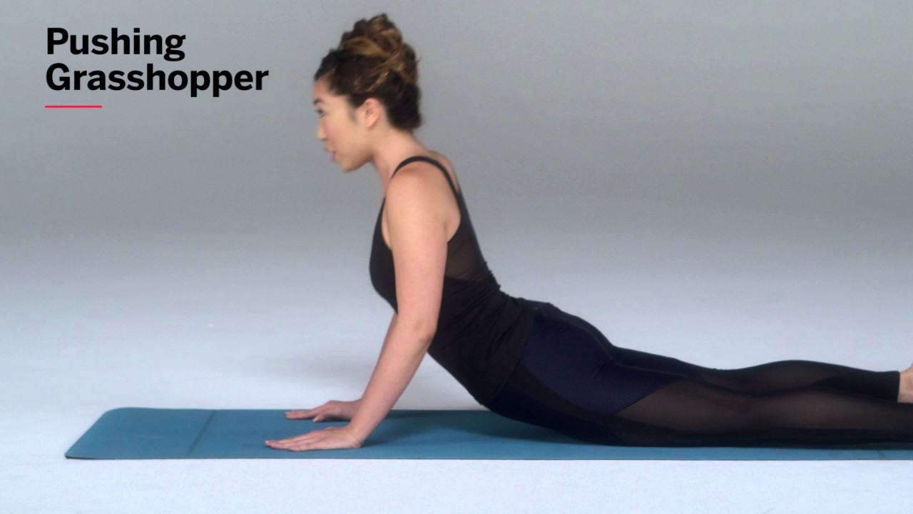 leg exercises for seniors How to Do the Pushing Grasshopper Move | Health