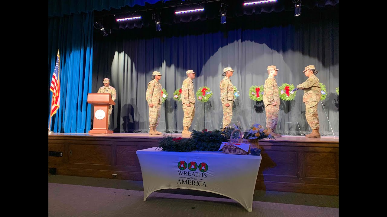 Wreaths Across America Escort to Arlington Ceremony 12/12/23