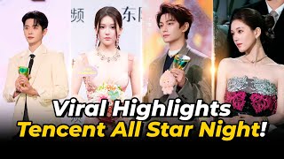 Viral Moments You Missed at Tencent Video All Star Night 2025. #chinesedrama #tencent #cdrama2025