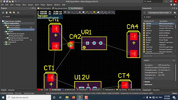 Placement of components in Altium Designer PCB