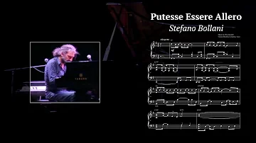 Putesse Essere Allero - Stefano Bollani (Solo piano transcription)