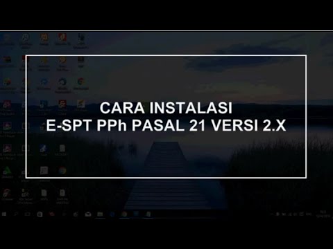 CARA INSTAL E-SPT PPH PASAL 21 VERSI 2.3.X