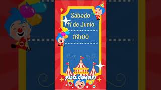 Invitación Cumpleaños Plim Plim #plimplim #shorts Invitación Cumpleaños Plim Plim #plimplim #shorts