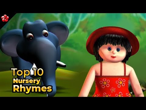 Top 10 nursery rhymes from manjadi ♥ Malayalam kids cartoon