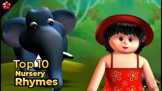 Top 10 nursery rhymes from manjadi ♥ Malayalam kids cartoon