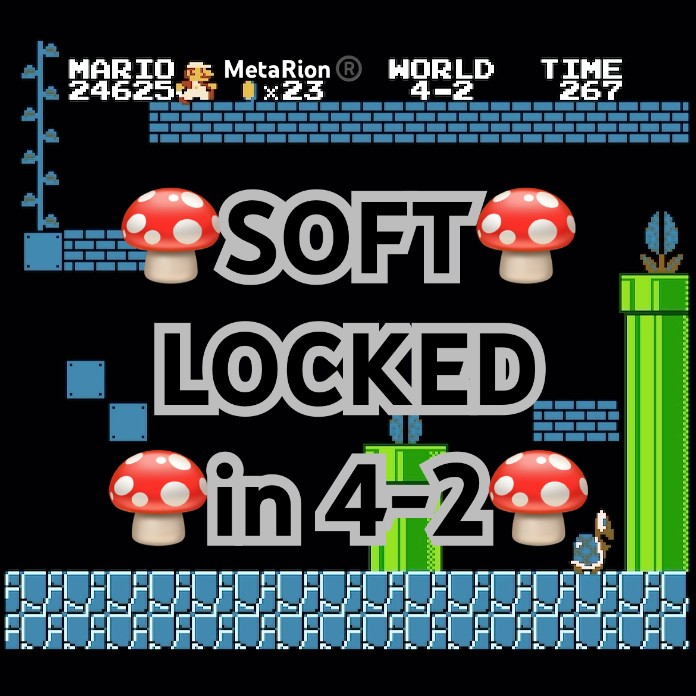 🍄Soft Locked in 4-2🍄 Super Mario Bros NES #glitch #nintendo #games #smb ...