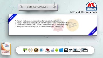 NS0-180 - NetApp Certified Storage Installation Engineer, Clustered Data ONTAP 2020 Update