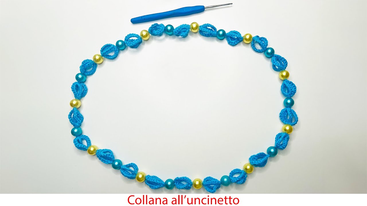 Collana numero 15 all'uncinetto