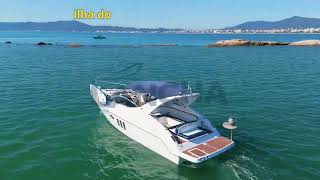 Passeio de Barco Florianópolis até a Ilha do Francês com a Lancha Phantom 290