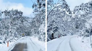 Snow Creates Winter Wonderland In Tasmania Youtube Snow Creates Winter Wonderland In Tasmania Youtube