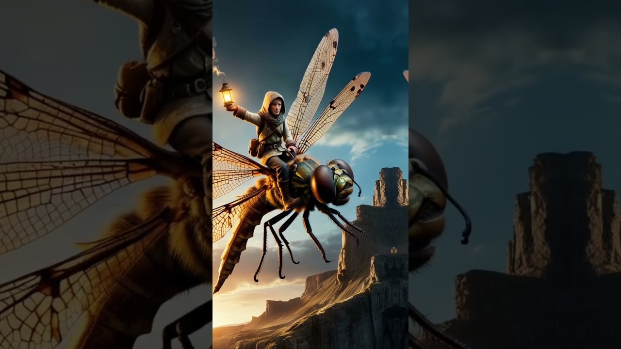 Moon touch flying girl 