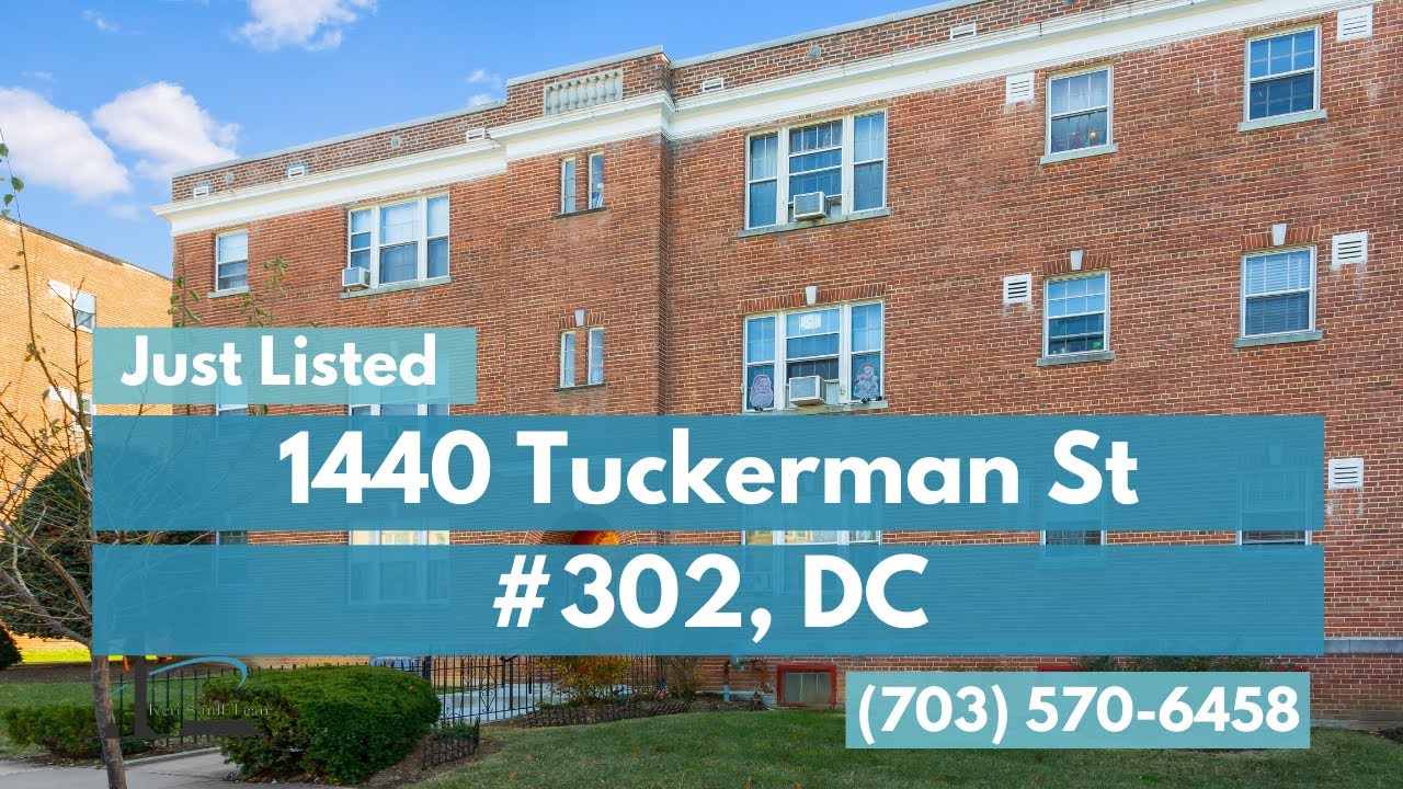 1440 Tuckerman St Home for Sale 302, DC YouTube