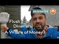 Rainwater harvesting first flush diverters a waste of money