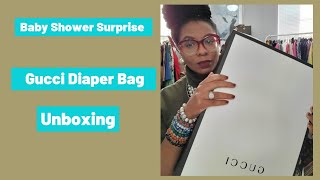 Gucci Supreme Diaper Bag Unboxing