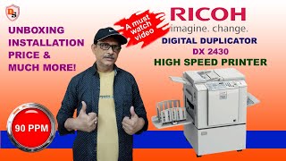 RICOH DX 2430 I Unboxing, Installation & Price I 2023