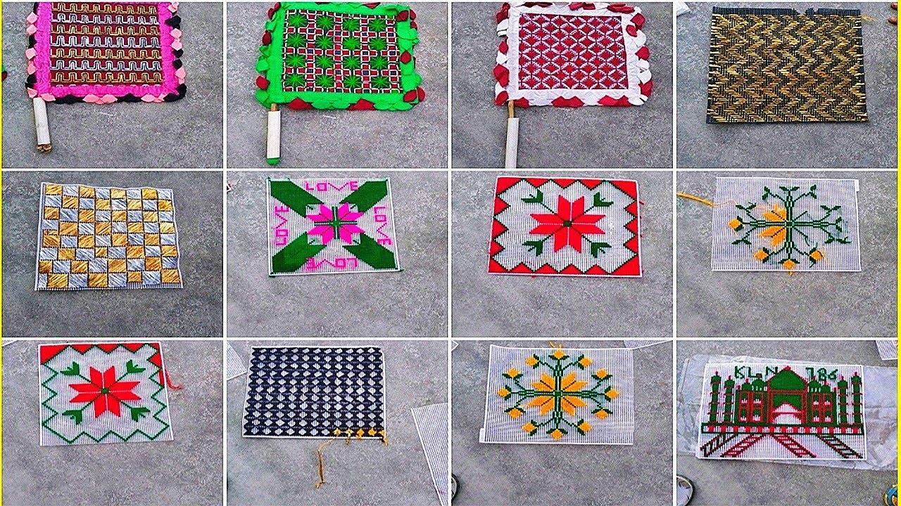 New Fan design|dusati design|dusati chadar|chadar design|New chadar design|cross stitch design