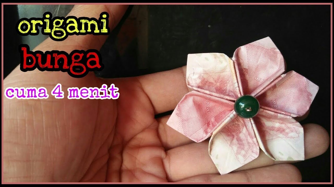 Cara Membuat Bunga Kamboja Dari Kertas Origami Terbaru