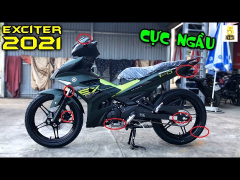 “SOI” Exciter 2021 xanh RÊU “CỰC NGẦU” ▶️ Nên mua Exciter 2021 hay chờ Exciter 155 VVA 🔴TOP 5 ĐAM MÊ