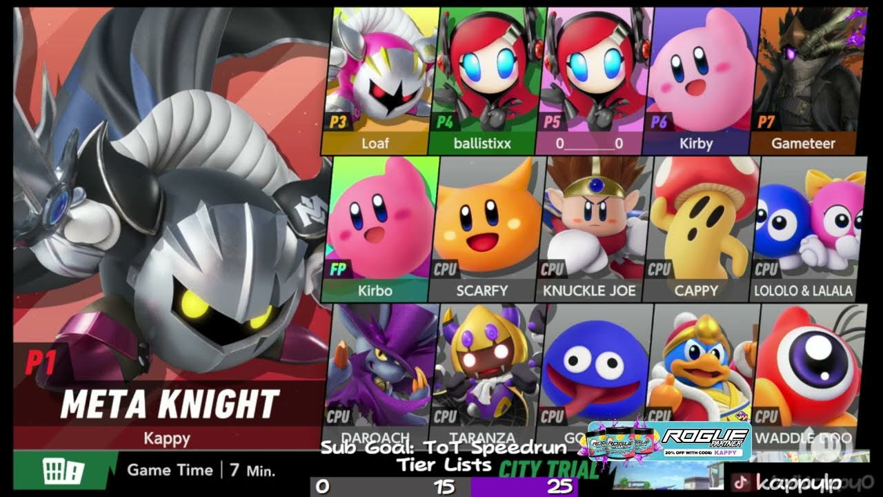 Training KIRBO in Kirby Air Riders!