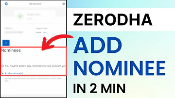 How to Add Nominees In Zerodha | Nominee Adding Procedure Zerodha