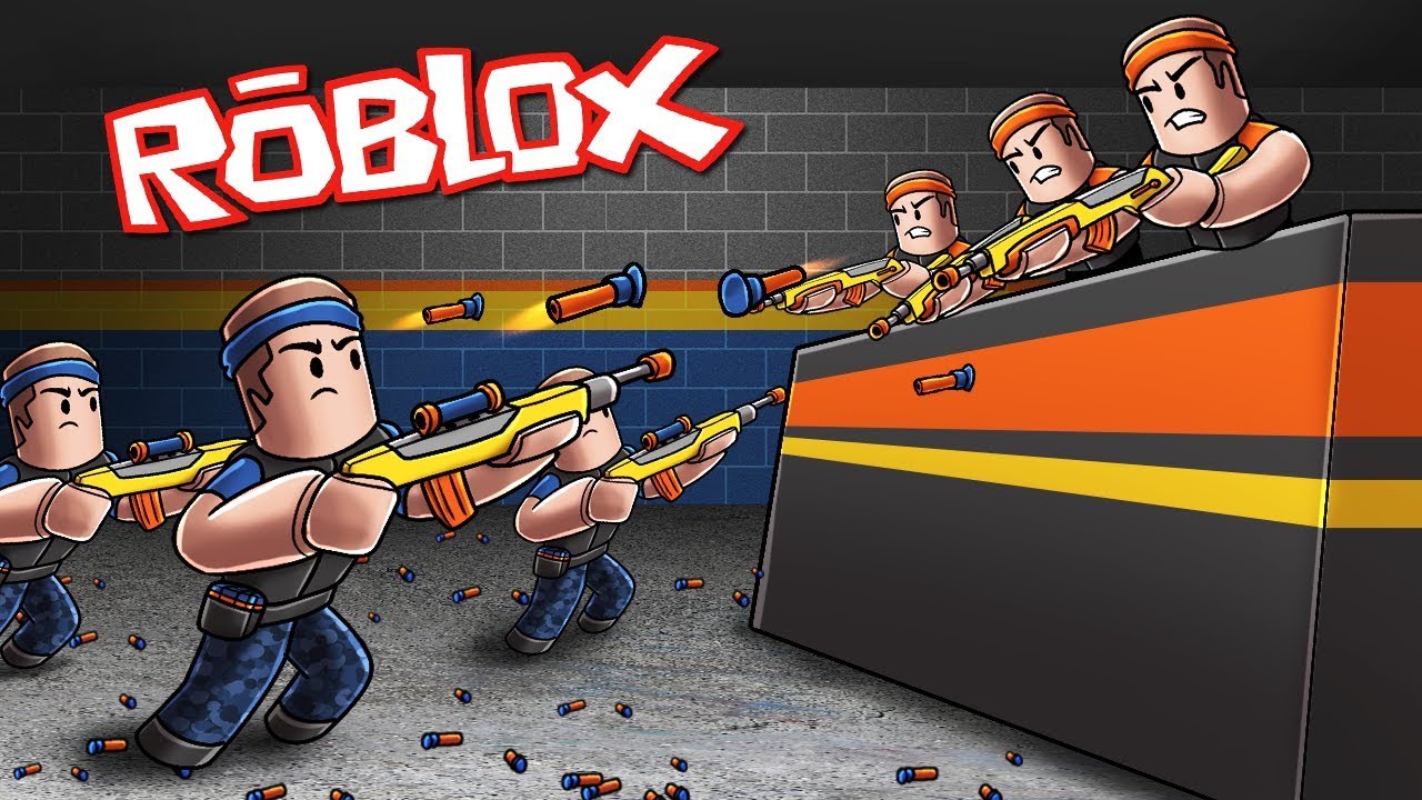 Roblox Nerf War All Out Fort Siege Roblox Nerf Gun Mods Youtube - minigun wars roblox