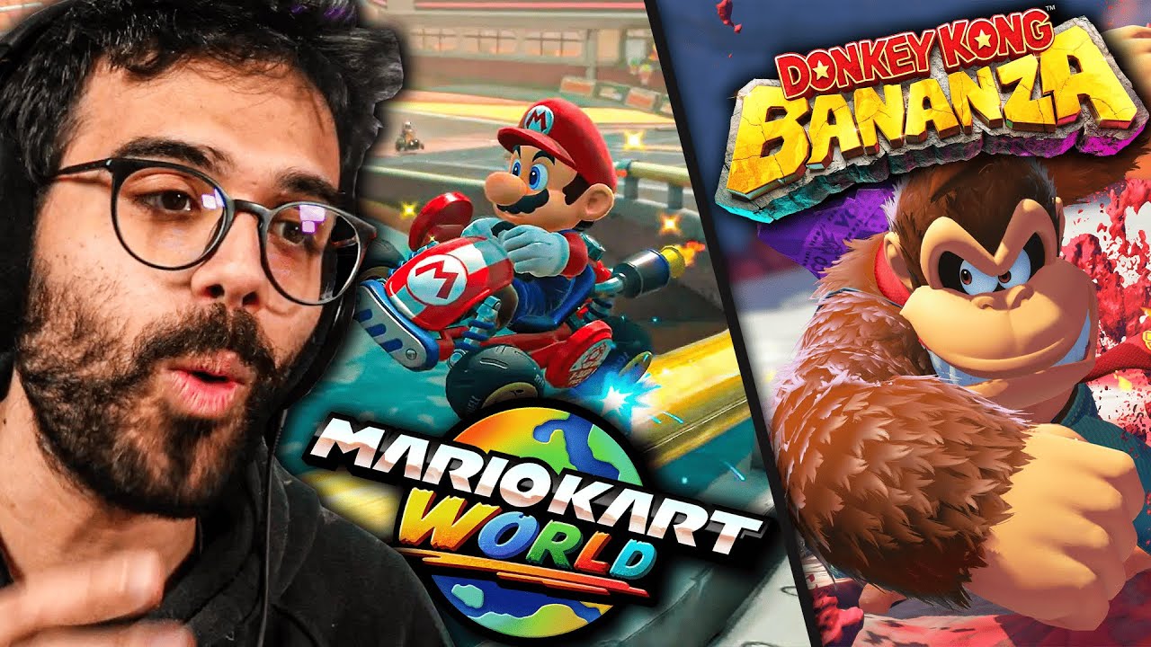 I NUOVI MARIO KART e DONKEY KONG nel NINTENDO DIRECT! | Reaction con Dario Moccia