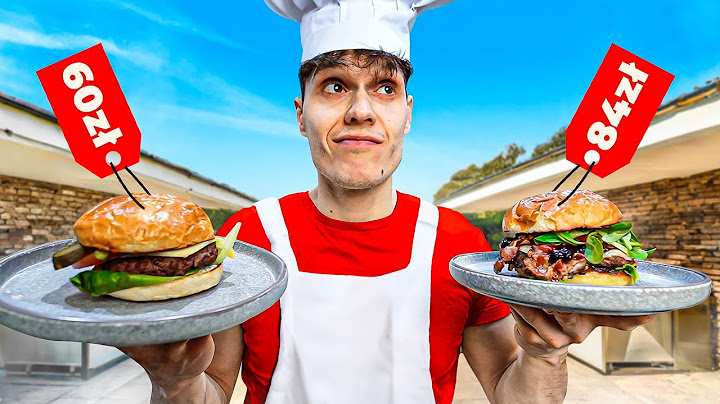 NAJLEPSZY BURGER ZA 100 ZŁ - POJEDYNEK CHEFÓW