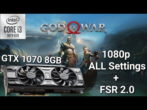 GTX 1070 8GB - God of War - 1080p All settings + FSR 2.0